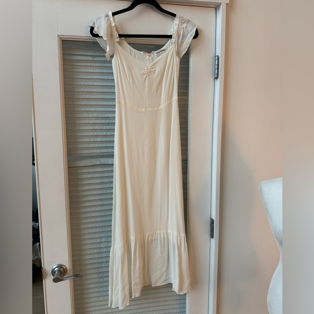 Reformation white dress